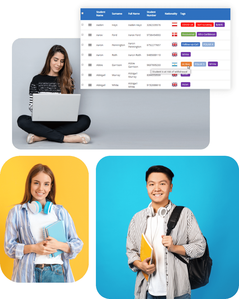 Student retention solution - SmartTags for wellness