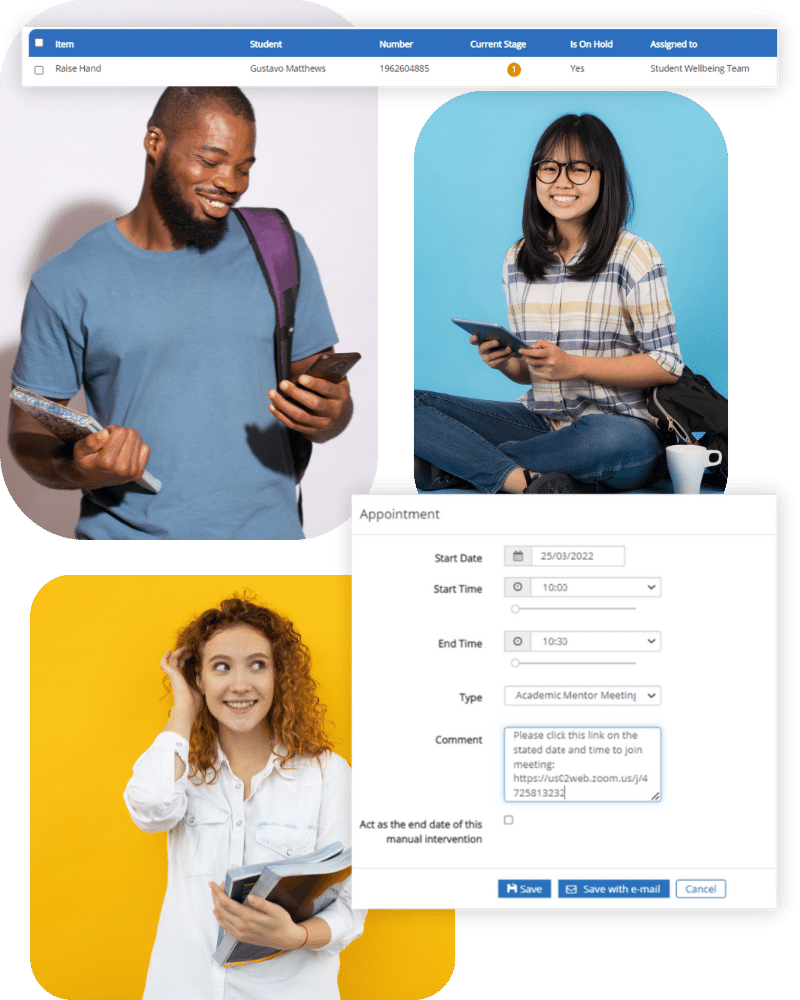 Student wellbeing solution - Facilitate interventions