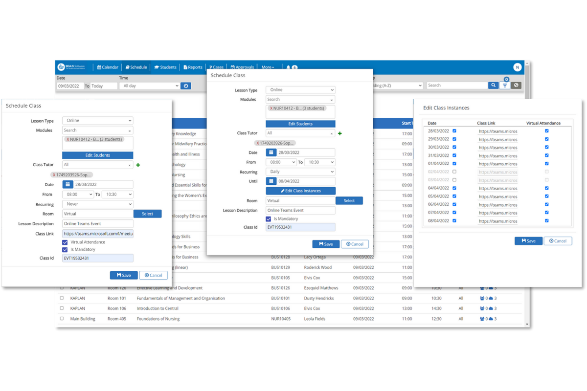 academic timetabling - blended learning solution