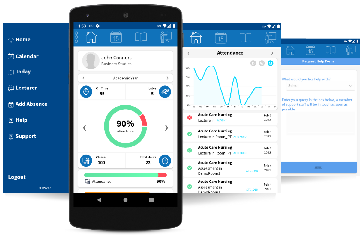 mobile app for student learning success - wellbeing solution