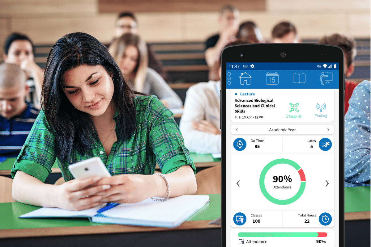 mobile app check in - student attendance solution