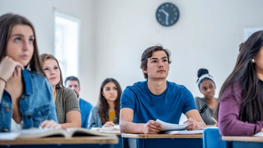 Frequência total dos alunos nas aulas e aumento das taxas de retenção.