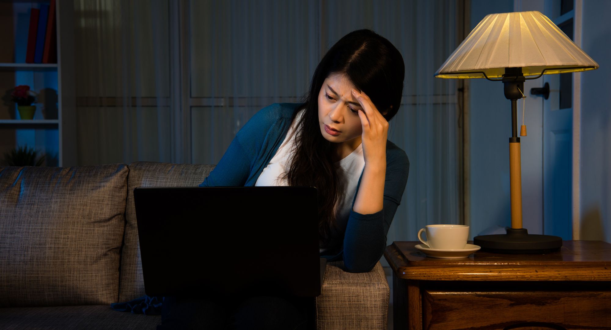 Un étudiant stressé.