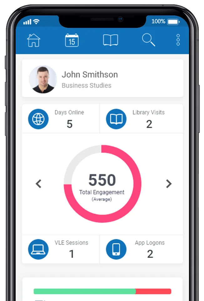 Écran de l'application SEAtS