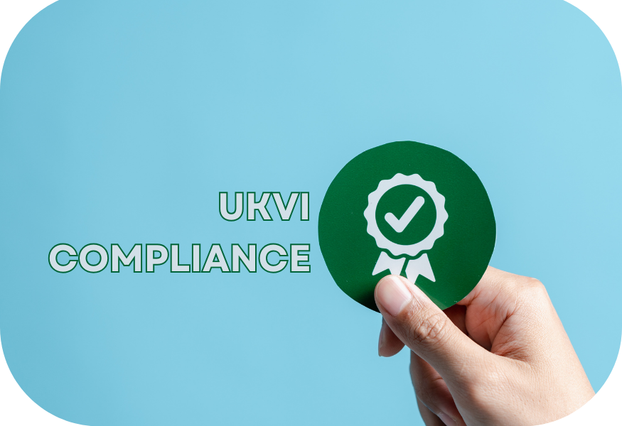 prueba de auditoría de conformidad con la ukvi