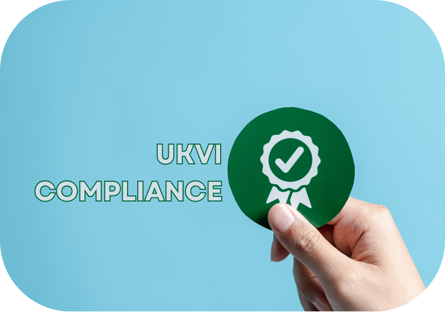 prueba de auditoría de conformidad con la ukvi