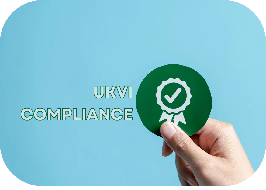 prueba de auditoría de conformidad con la ukvi